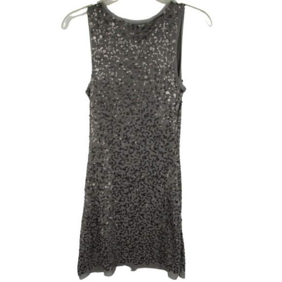 Max Studio NEW with tags sequin dress in pretty charcoal grey - Picture 2 of 3